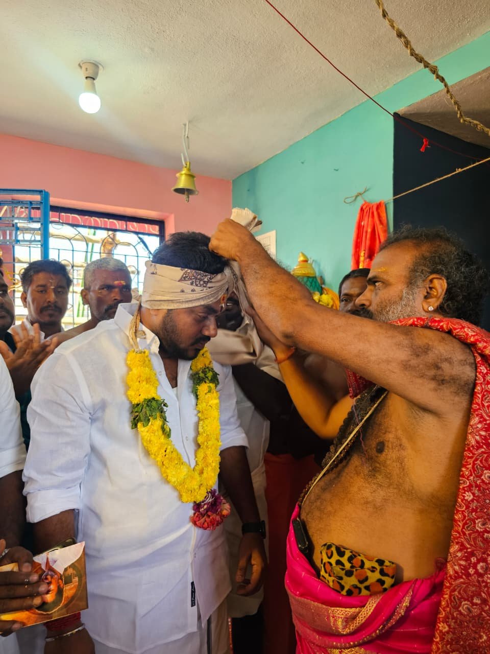 Kathiravan on Temple Kumbabisekam